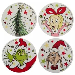 Grinch, Max & Cindy Lou Who Coasters